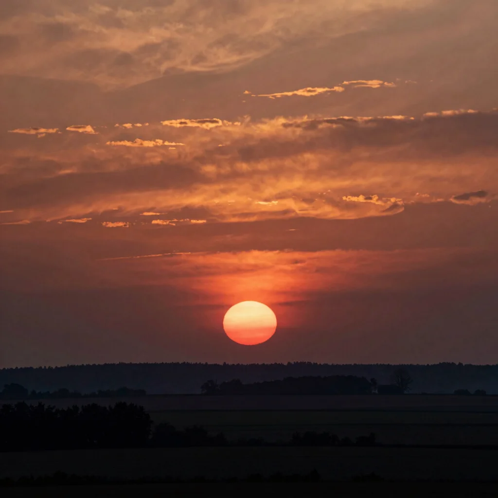 Dlaczego zachód słońca robi się czerwony